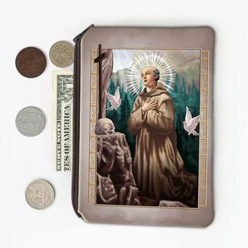 Saint Bruno Of Cologne : Gift Coin Purse Catholic Church Christian Faith Religious Poster
