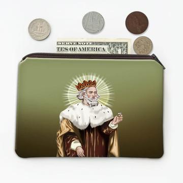 Saint Edward The Confessor : Gift Coin Purse Christianity Christian Faith Religious King