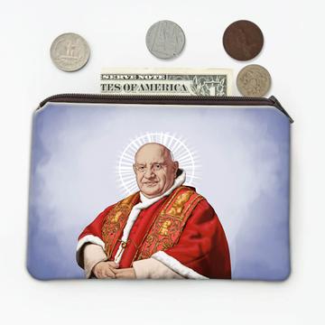 Saint Jonh XXIII : Gift Coin Purse Pope Catholic Church Christian Religion Faith Vatican