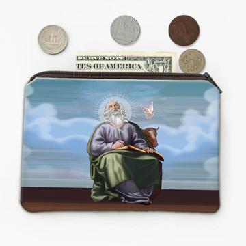 Saint Luke The Evangelist : Gift Coin Purse Catholic Church Christian Apostle Religious Faith