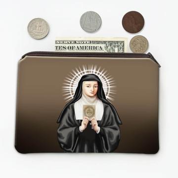 Saint Margaret Mary Alacoque : Gift Coin Purse Sacred Heart Jesus Catholic Nun Church Religious