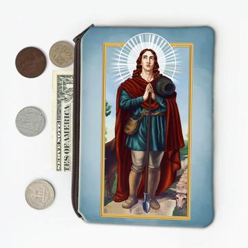 Saint Wendelin : Gift Coin Purse Trier Catholic Church Country Folk Herdsmen Christian Faith