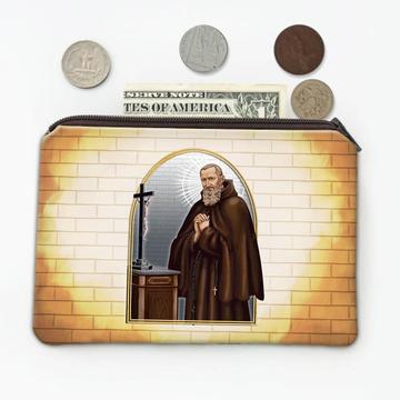 Saint Francis Mary Of Camporosso : Gift Coin Purse Catholic Roman Church Christian Cross