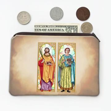 Saints Cosmas And Damian : Gift Coin Purse Christian Brothers Catholic Church Children