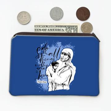 Mother Teresa Baby Child : Gift Coin Purse Saint Catholic Religious Madre Christian