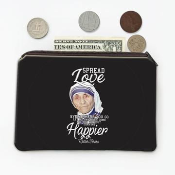 Mother Teresa Spread Love : Gift Coin Purse Catholic Christian Madre Religious Saint