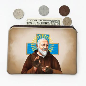 Saint Pio Of Pietrelcina Cross : Gift Coin Purse Padre Catholic Religious Christian Church