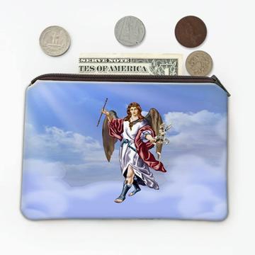 Archangel Uriel : Gift Coin Purse Christian Faith Orthodox Catholic Church Religious Angel