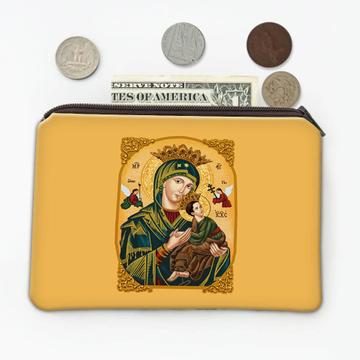 Our Lady Of Perpetual Help : Gift Coin Purse Nossa Senhora De Perpetuo Socorro Saint Virgin Mary