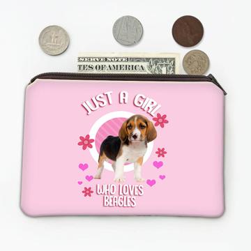 For Girl Beagles Lover Owner : Gift Coin Purse Puppy Dogs Animal Pet Photo Art Birthday Print