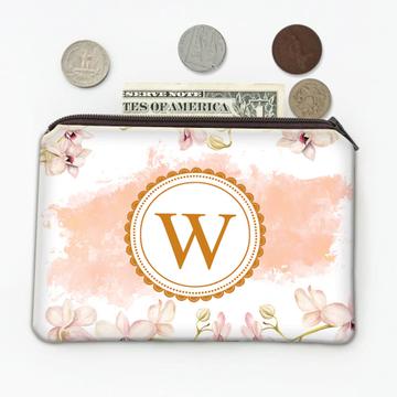Vintage Orchids Custom Name : Gift Coin Purse Personalized Flower Decor For Her Woman Cute