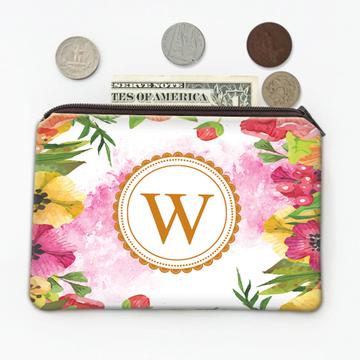 Retro Mallow Custom Name : Gift Coin Purse Personalized Flowers Decor For Her Woman Birthday