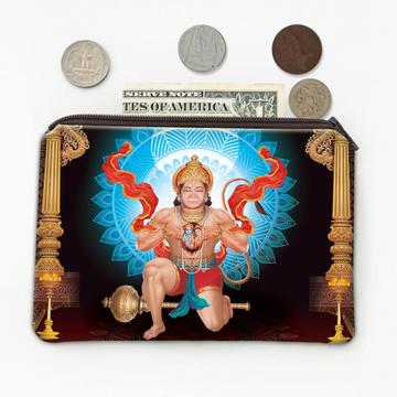 Hanuman Rama Sita Poster : Gift Coin Purse Vintage Indian Style Religion Devotional Print God