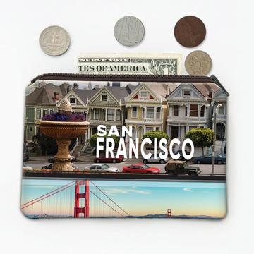 San Francisco Golden Gate Photo Print : Gift Coin Purse Bridge America United States USA Souvenir