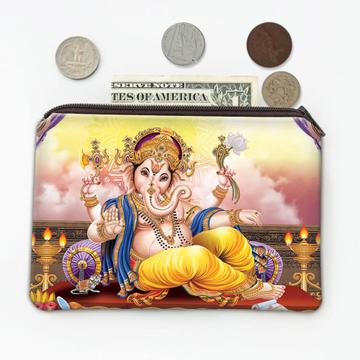 Ganesh For Prosperity Wish : Gift Coin Purse Hindu God Indian Religious Vintage Poster Home Decor