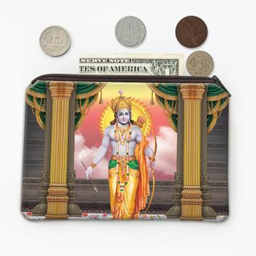 Rama Vintage Poster : Gift Coin Purse Hindu God Lord Indian Devotional Art For Home Decor Religion