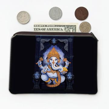 Ganesh Hindu : Gift Coin Purse Indian God Ganpati For Home Wall Decor Good Luck Prosperity