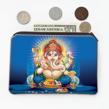 Ganesh Hindu : Gift Coin Purse Indian God Ganpati Home Wall Decor Good Luck Prosperity