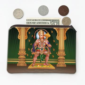 Hanuman Hindu : Gift Coin Purse Indian God For Home Wall Decor Vintage Style Devotional