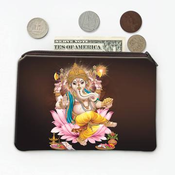 Ganesh Indian God : Gift Coin Purse Vintage Hindu Poster For Decor Devotional Art