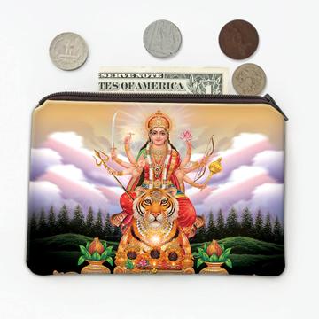 Durga Hindu Art : Gift Coin Purse Indian Religion Goddess Poster Vintage Wall Print