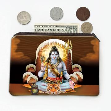 Shiva Hindu Art : Gift Coin Purse Indian God Devotional Poster Home Decor Vintage