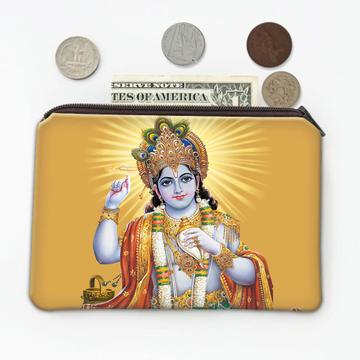 Vishnu Hindu Art : Gift Coin Purse Indian Religion God Poster Home Wall Decor Vintage