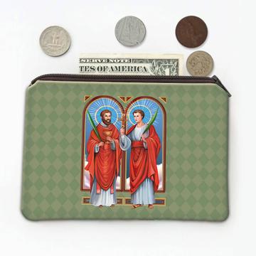 Saints Marcellinus and Peter : Gift Coin Purse Catholic Religious