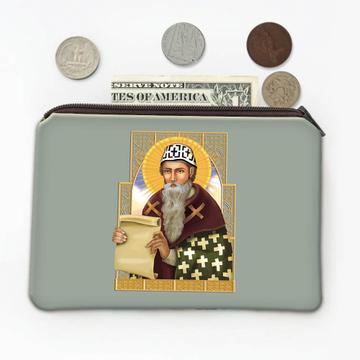Saint Ciryl of Alexandria : Gift Coin Purse Catholic Religious