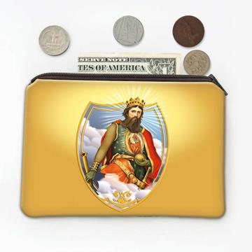 Saint Ladislaus : Gift Coin Purse Catholic Religious