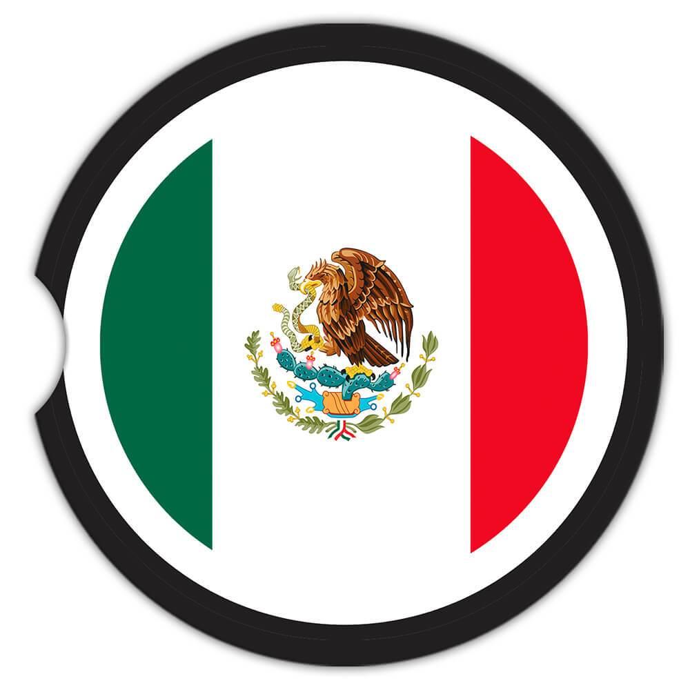 Geschenk Untersetzer: Mexiko Flagge Unterschätze nie die Macht Mexikanisches Expat-Land - Bild 6 von 10