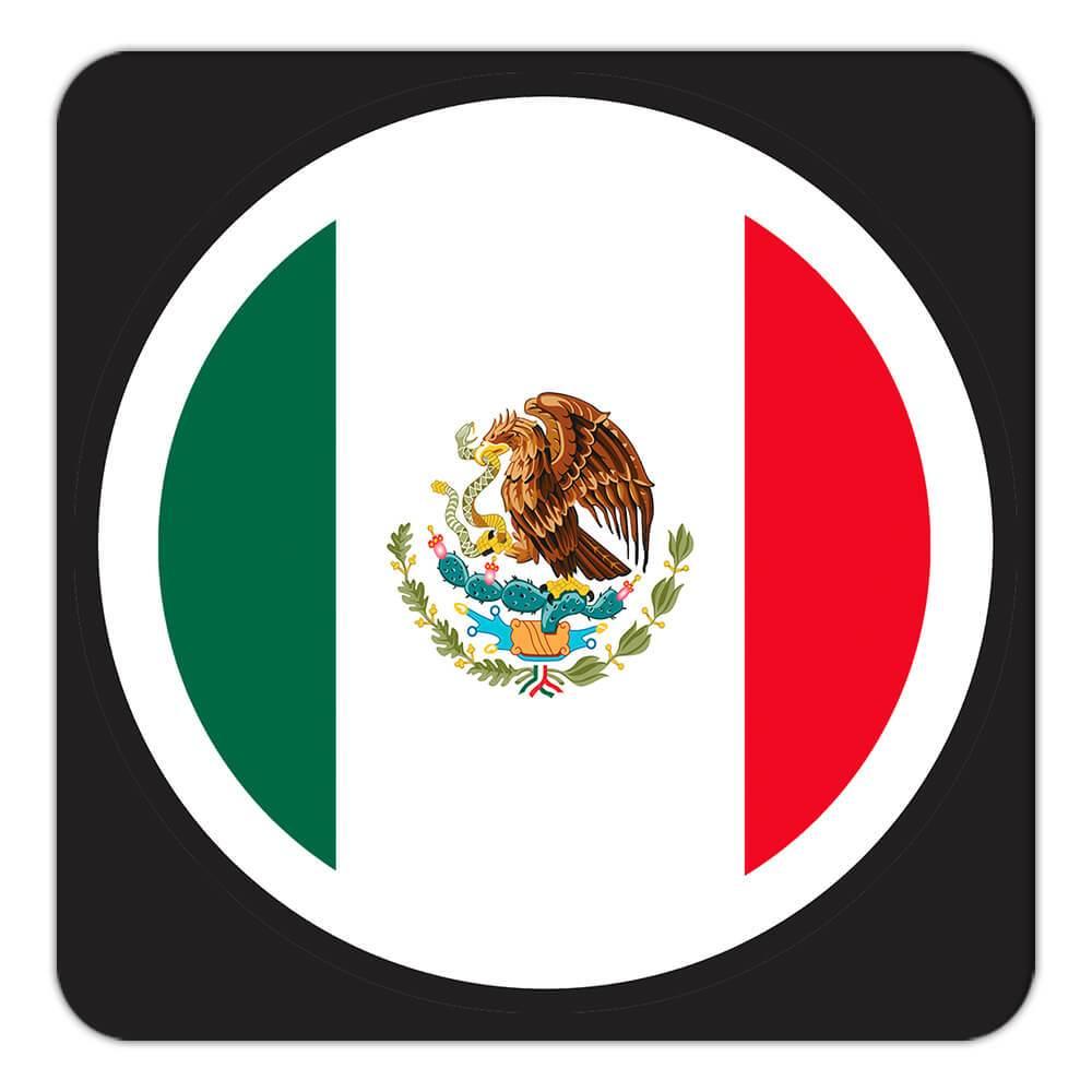 Geschenk Untersetzer: Mexiko Flagge Unterschätze nie die Macht Mexikanisches Expat-Land - Bild 3 von 10
