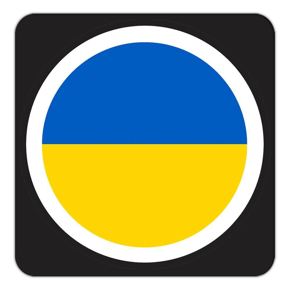 Ukraine Gift Coaster Flag Never Underestimate The Power Ukrainian Expat 