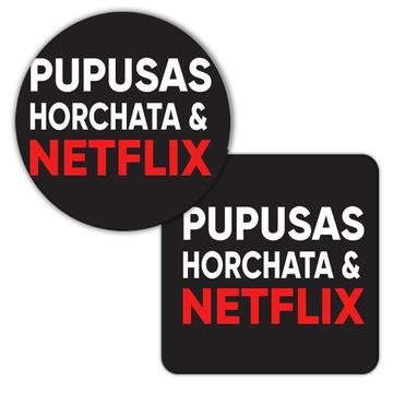Pupusas Horchata Netflix : Gift Coaster Honduras El Salvador Honduran Salvadorian