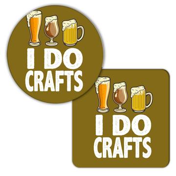 I Do Crafts : Gift Coaster For Craft Beer Maker Drink Lover Drinking Alcohol Brewery Glasses