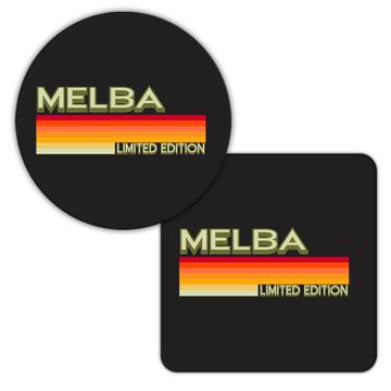 Peach Melba Limited Edition : Gift Coaster Retro Vintage