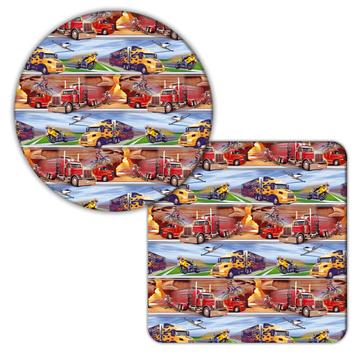Truck Motorbike Plane : Gift Coaster Racer Rider Pilot Rally Lover Racing For Him Father Sport