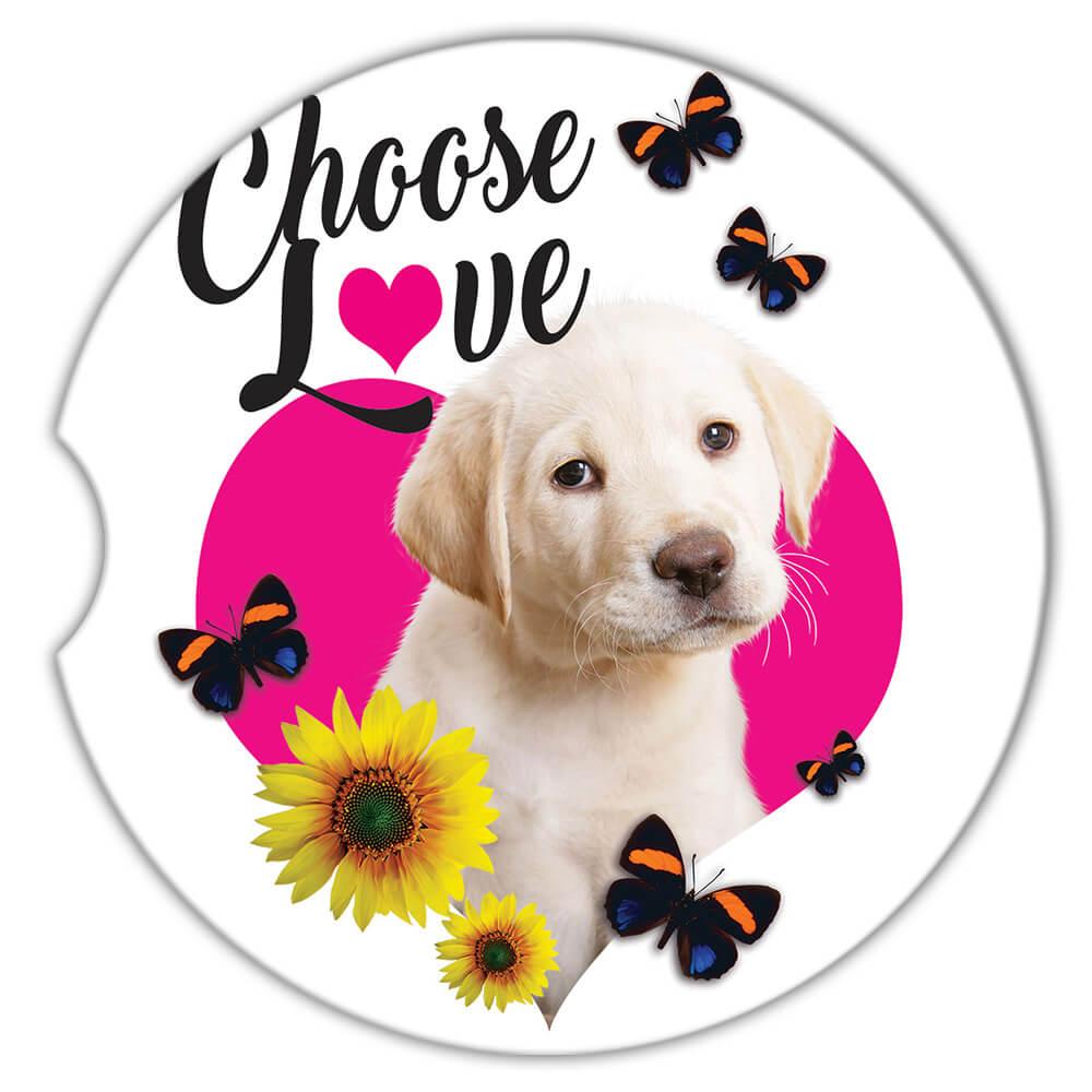 Montaña rusa de regalo: Labrador girasol elige amor perro cachorro mascota  mariposa animal | eBay