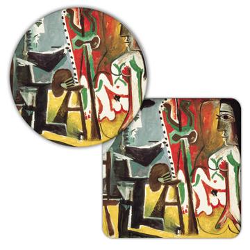 Picasso : Gift Coaster Famous Oil Painting Art Artist Painter