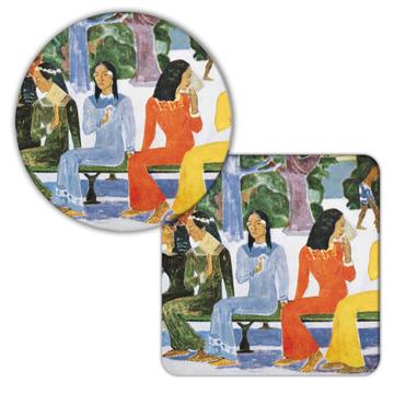 Ta Matete Paul Gauguin : Gift Coaster Famous Oil Painting Art Artist Painter