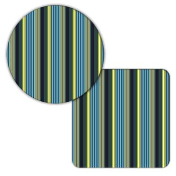 Stripes Color Pattern : Gift Coaster Seamless Abstract Vertical Lines For Him Fathers Day Home