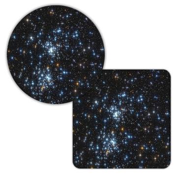 Starry Night Sky : Gift Coaster Abstract Seamless Pattern Constellations Star Map Ceiling Decor
