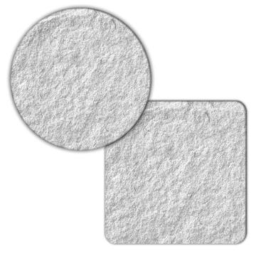 White Sand Texture Print : Gift Coaster Flour Marble Monochrome Seamless Pattern Abstract