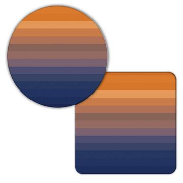 Gradient Color Stripes : Gift Coaster Abstract Office For Coworker Father Dad Lines Backdrop
