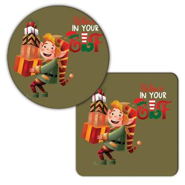 Elf : Gift Coaster Believe Christmas