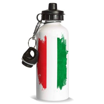 Hungary : Sports Water Bottle Distressed Flag Vintage Gift Hungarian Expat Country
