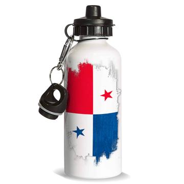 Panama : Sports Water Bottle Distressed Flag Gift Vintage Panamanian Expat Country