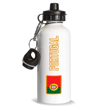 Portugal : Sports Water Bottle Flag Pride Patriotic Gift Expat Portuguese Country