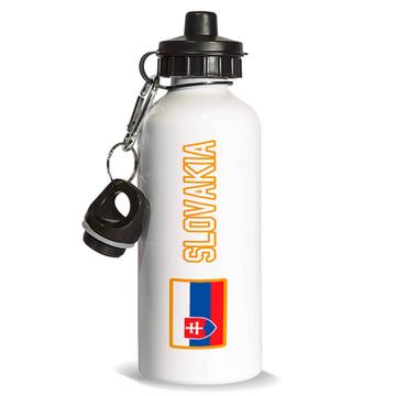 Slovakia : Sports Water Bottle Flag Pride Patriotic Gift Expat Slovak Country