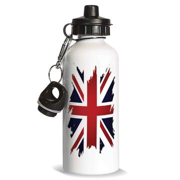 United Kingdom : Gift Sports Water Bottle Flag Country Expat England UK